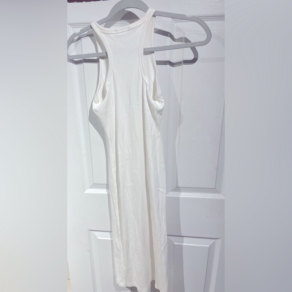 White maxi dress